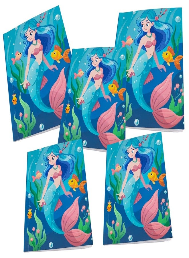 Tera13 TERA 13 Diary Notebook For Boys, Cartoon Theme Diary For Kids, Return Gift Boys Diary, School Diary For Boys, Birthday Gift Notepad Diary, Cartoon Diary For Boys, Small Diary Set (mermaid 6 pcs) - Image 1
